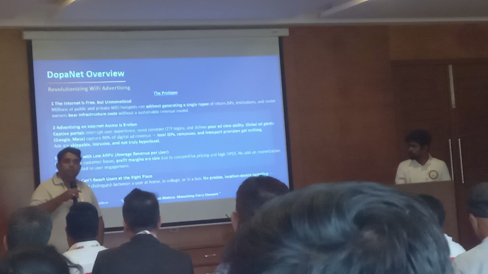 Anthropic executives presenting fundraising vision and DopaNet expansion plans